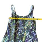 Lululemon  Women’s 4 Amala Tank‎ Athletic Purple Green Floral Multi Built In Bra Photo 9
