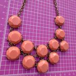 Lucky Brand  Elegant Coral beaded statement chain Necklace chocker 16+3” Photo 4