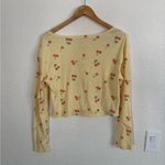 Hello Kitty Yellow  Cherry Cardigan Only M Photo 2
