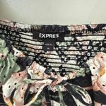 EXPRESS Bodysuit Womens M Floral Eyelet Puff Sleeve Thong Cottagecore Romance Photo 3