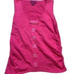 L.A.C.E. womens pink bow sleeveless top size L Size L Photo 0
