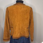 Terry Lewis  Brown Suede and Leather Short Jacket Size 1X Photo 3