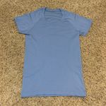 Lululemon Swiftly Tech Seamless Short Sleeve Tee Shirt Active Top Blue Size 6 Photo 1