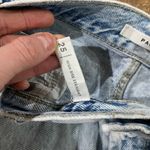 PacSun  high-rise straight distressed light wash button butterfly denim jeans Photo 6