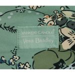 Vera Bradley  Yankee Candle Collaboration Floral Tote Blue Floral Lined NWT Photo 2