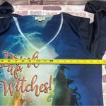 One World  Halloween Blue Tie-Dye Top L Photo 4