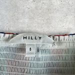 Milly  Wyatt Paint Dahlia Print Mini Skirt Tiered Smocked Sz‎ 6 Photo 3