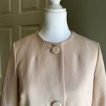 Talbots  Blush Pink Collarless Button Front Coat Jacket, Peacoat, Feminine 4P Photo 4