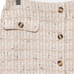 Calvin Klein Button Front Tweed Skirt Photo 3