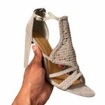 Charlotte Russe Light Gray Suede Heels Photo 0