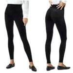 Spanx Full Length Velvet Leggings Size 2X Black Stretch Shape Classic Casual NWT Photo 1