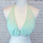 Flirtitude Bralette Lace Halter Pale Green-XL Photo 1