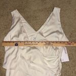 Bailey 44 Aphrodite Top Sleeveless V-Neck‎ Ruched Drape Ivory Blouse XL Photo 6