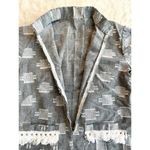 70s Grey & White Slub Knit Fringe Set Gray Photo 7