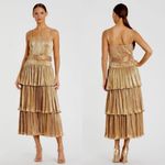 Mac Duggal 27062 Tea-Length Metallic Party
Dress NWT Photo 1