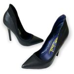 London Trash Domina Pointed Toe Collar Purple Bottom Heels Photo 1