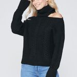 Paige Lorilee Cold Shoulder Turtleneck Wool Blend Sweater, Size L New w/Tag Photo 8