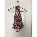 Faded Glory  Women's Graphic Print Swim Top Halter 1 Piece Size Small 4-6 Photo 1