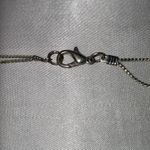 SILVER PLATED BRIOLETTE CUT LUCITE STATEMENT CHUNKY NECKLACE 22" Photo 2