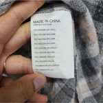 Club Monaco  Plaid Off Shoulder‎ Wool Blend Blouse Size 2 Photo 5