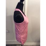 Columbia  Medium M Tank Pink Floral Exercise Work out Racer Women's Photo 3