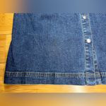 Eddie Bauer women’s Denim Snap Front Dress W/Black Velvet Collar|Size:PETITE 10 Photo 13