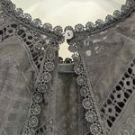 Line and Dot Revolve  Black Lyon Lace‎ Flutter Sleeve Shorts Romper Photo 5