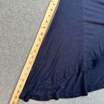 Judith March Embroidered Alabama Tunic Top Women's Medium Navy Blue Short Sleeve Photo 5