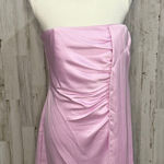 Ramy Brook NWT ‎ Women's Strapless Pink Satin Mini Dress Size 8 Party Cocktail Photo 0