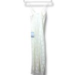 Nordstrom NSR NWT Napean Sea Rd Cream White Knot Front Lace Midi Dress XS Photo 5