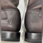 Frye  Natalie Engineer Short Boots Brown Leather Buckle Western Size 6 Boho Chic Photo 12