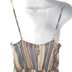 Trixxi  Clothing Company Womens Jumpsuit Size Medium Striped Knotted Top Coastal Photo 7