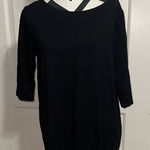 Bryn Walker  Classic Black 3/4Sleeve Top Photo 0