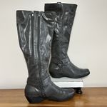 Aerosoles A2 By  In An Instant Tall Riding Boots Zip Knee Grey Size 8.5 Photo 1