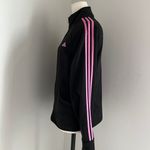Adidas Women's Pink and Black Tracksuit Jacket Photo 1