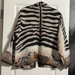 Sugar Street Weavers Safari Art to Wear Tapestry Jacket Vintage Size S Photo 3