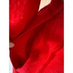 Lillie Rubin Vibrant Red Vintage Women’s Silk Dress With Pockets Size 4 Photo 5