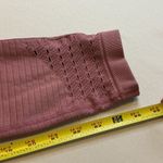 Gymshark Energy Seamless High Waist Leggings Eyelet Detail Dusty Pink Size S # Photo 11