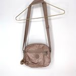 Kipling  Sabian Triple Compartment Crossbody Bag Purse Dusty Taupe Pink Photo 1
