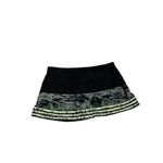 Lucky In Love Black Neon Yellow Design Tennis Skirt Skort Women's Size XL 16‎ Photo 1