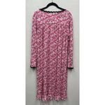 Eileen West Floral Midi Nightgown Medium Pink Modal Long Sleeve Soft Cottagecore Photo 1