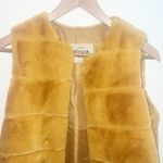 Reysior Originales Mustard Yellow Puffy Soft Open Vest Photo 1