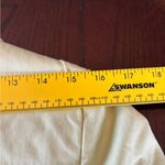 Dressbarn Pastel Yellow Blazer with Button Accents Green Size 10 Photo 5