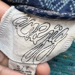 Ace & Jig  Blue Woven Cotton Abstract Print Short Sleeve Relaxed Jumpsuit Size S Photo 3