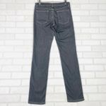 prAna  Gray Denim Jeans Womens Size 6 Slim Fit Low Rise Contrast Stitch‎ Photo 7