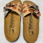 Hippopotam Pumpkin Sandles Leather comfort design. Size 10 Photo 5