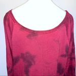 PINK - Victoria's Secret PINK VICTORIA’S SECRET Red Tie Dye Boatneck Graphic Sweatshirt XS Photo 8