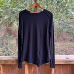 Free People We The Free Women's Black Arden Tee Long Sleeve Size XS Photo 4