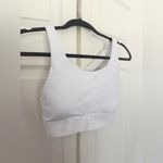 Forever 21 White Spandex Racerback Sports Bra Size Small Photo 1