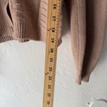Philosophy Sweater Medium Pink Puff Sleeve Button Cardigan Knit Preppy Coquette Photo 5